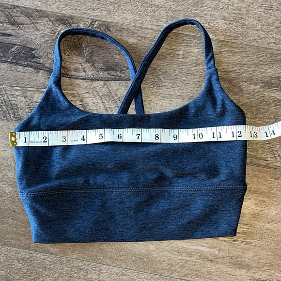 VUORI LONG LINE ELEVATION SPORTS BRA GRAY SIZE X-SMALL - Picture 4 of 5